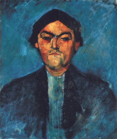 Le typographe (Pedro), c.1909 door Amedeo Modigliani