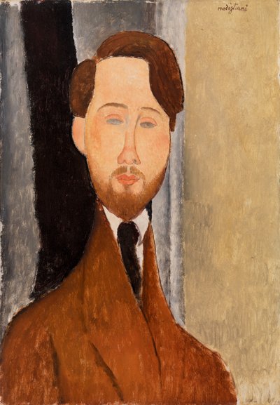 Léopold Zborowski door Amedeo Modigliani