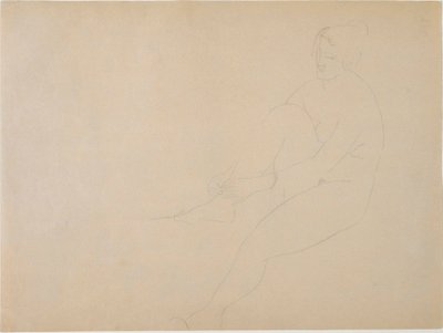 Naakt door Amedeo Modigliani