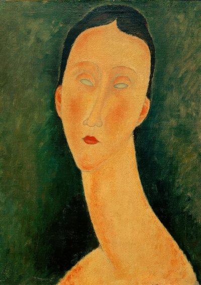 Portret van een vrouw (Lunia) door Amedeo Modigliani