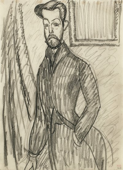 Portret van Dr. Paul Alexandre door Amedeo Modigliani