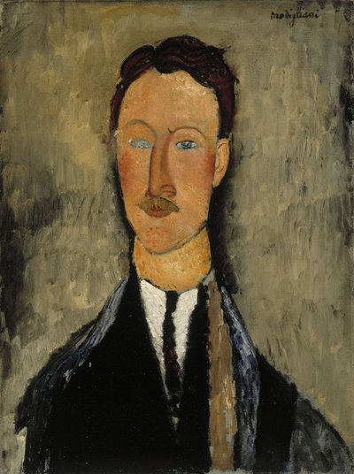 Portret van Leopold Survage door Amedeo Modigliani