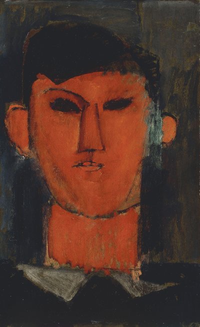 Portret van Picasso, 1915 door Amedeo Modigliani