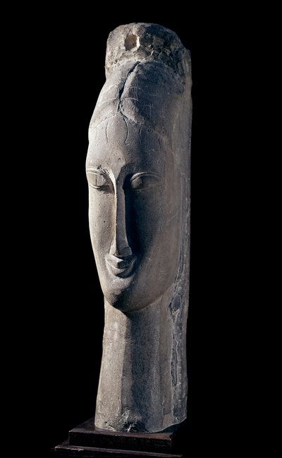 Testa di donna door Amedeo Modigliani