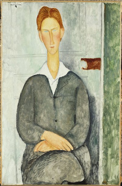 Jonge Man met Rood Haar door Amedeo Modigliani