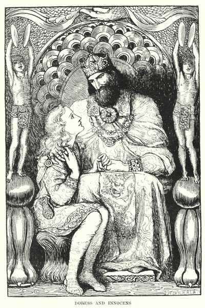 Doress en Innocens door Amelia M. (attr.to) Bowerley or Bauerle