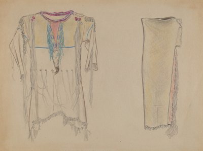 Bucksin shirt en beenkappen door American 20th Century