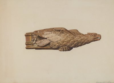 Boegbeeld van Schoener "Nellie G" door American 20th Century