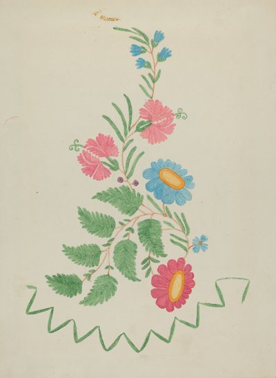 Bloemenmotieven door American 20th Century