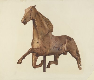 Paard windwijzer door American 20th Century