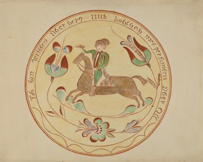 Pa. Duits Bord door American 20th Century