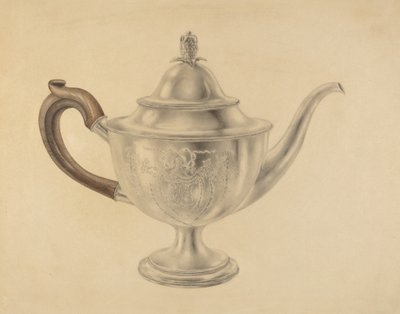 Theepot door American 20th Century