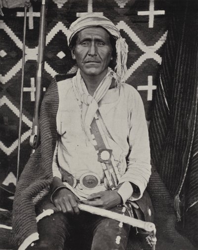 Een Navajo-indiaan door American Photographer (after)