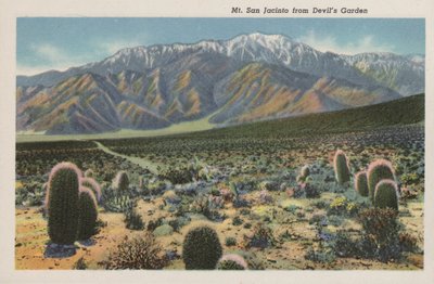 Californië: Mount San Jacinto vanuit Devil