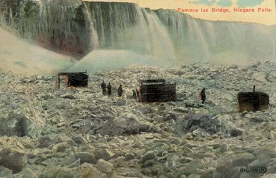 Beroemde ijsbrug bij Niagara Falls, New York, VS door American Photographer (after)