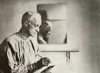 Harvey Cushing, neurochirurg, portret door American Photographer (after)