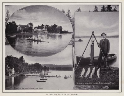 Jamestown, NY: Taferelen op Lake Chautauqua door American Photographer (after)