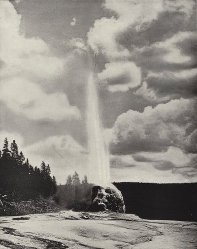 Lone Star Geyser, Yellowstone, Wyoming door American Photographer (after)