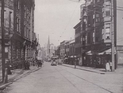 Providence, Rhode Island: Westminster Street East vanaf de kathedraal door American Photographer (after)