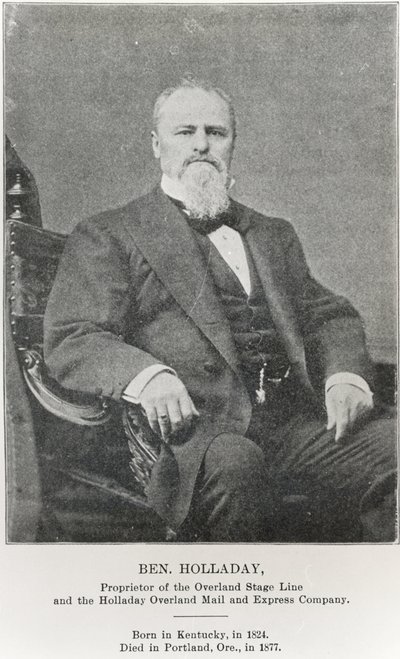 Ben Holladay (1824-77) door American Photographer