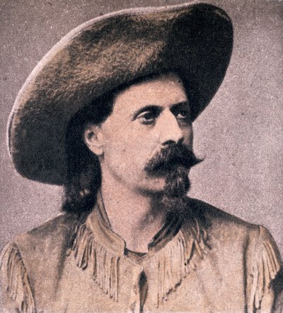 Buffalo Bill Cody (1846-1917) in zijn vroege grensdagen door American Photographer