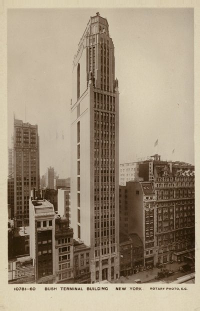 Bush Terminal Building, New York City, VS (z/w foto) door American Photographer