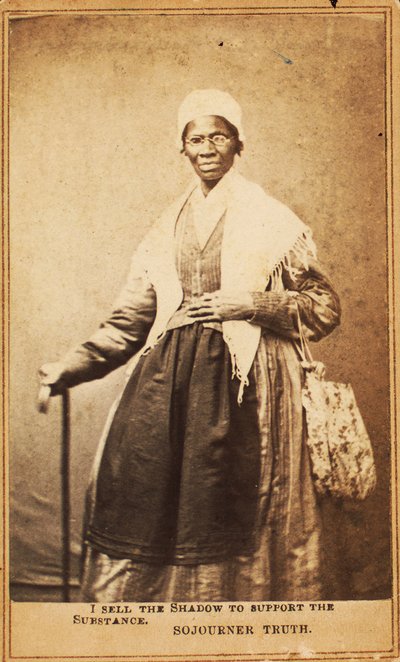 Carte de visite van Sojourner Truth, 1864 door American Photographer