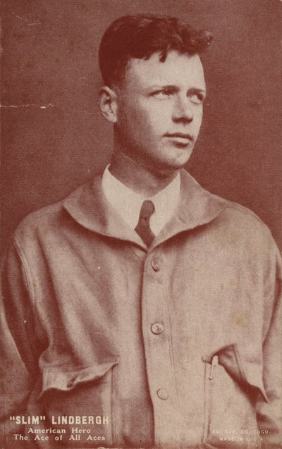 Charles Lindbergh, Amerikaanse vliegenier die de eerste trans-Atlantische solovlucht maakte door American Photographer
