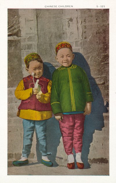 Chinese kinderen (gekleurde foto) door American Photographer