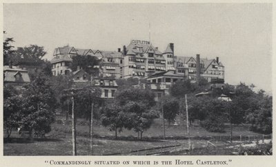 "Commandingly gelegen waarop het Hotel Castleton staat" door American Photographer