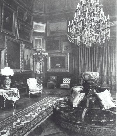 Salon van het huis van de familie Astor, Fifth Avenue, New York door American Photographer