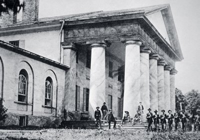 Federale troepen bezetten het landhuis van Robert E. Lee, Arlington House door American Photographer