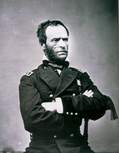 Generaal William T. Sherman (1820-91) door American Photographer