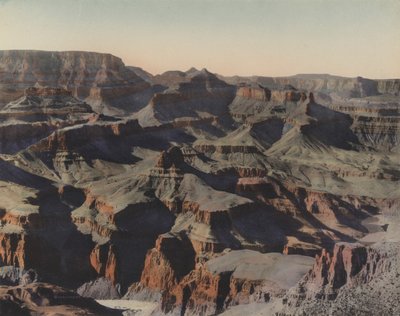 Grand Canyon van Arizona: Grand View (gekleurde foto) door American Photographer