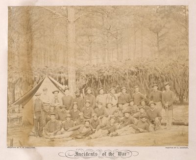 Groepsportret van Groep #2, Detachement van US Engineers (z/w foto) door American Photographer
