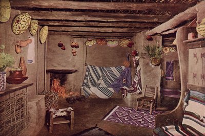 Interieur Hopi Huis, Grand Canyon, Arizona door American Photographer