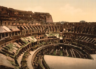 Interieur van het Colosseum, Rome, c.1890-1900 door American Photographer