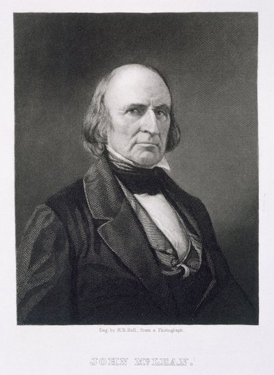 John McLean (1785-1861) gegraveerd door Henry Bryan Hall (1808-84) naar een foto door American Photographer
