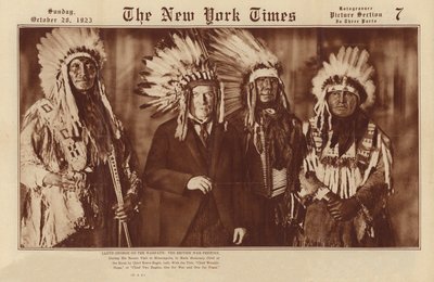 Lloyd George op oorlogspad: de Britse oorlogspremier (z/w foto) door American Photographer