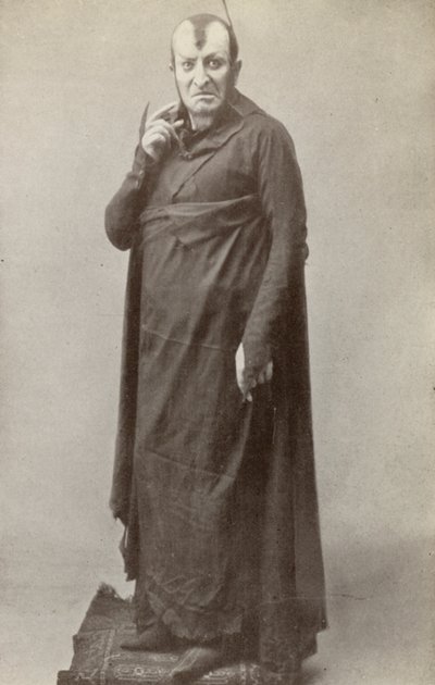 Maurice Renaud, als "Mefistofele" (z/w foto) door American Photographer