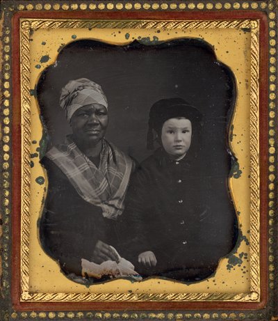 Millie Craig en Frederick H. Healey, ca. 1851 (foto) door American Photographer