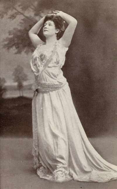 Olive Fremstad, als Venus, in "Tannhauser" (z/w foto) door American Photographer