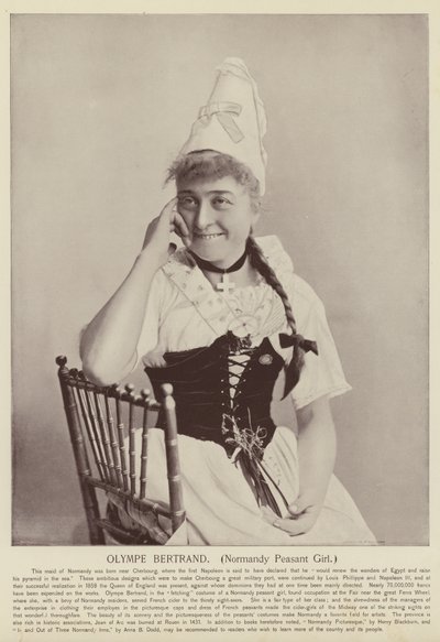 Olympe Bertrand, Normandische boerendochter door American Photographer