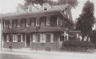 Philadelphia: Plaats van het huis van de stichter van Germantown (z/w foto) door American Photographer