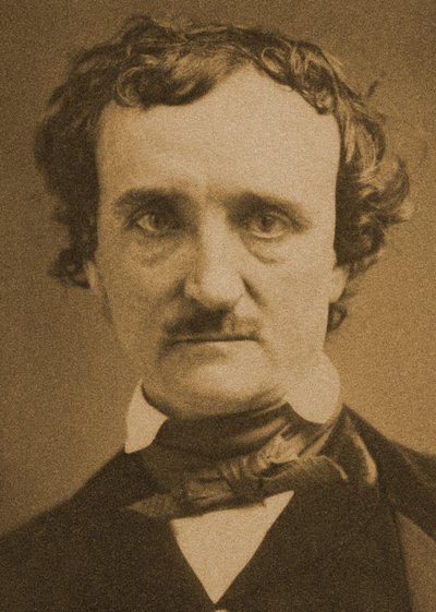 Portret van Edgar Allan Poe, 1849 door American Photographer