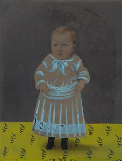 Portret van een jongen,jaren 1880 (foto) door American Photographer