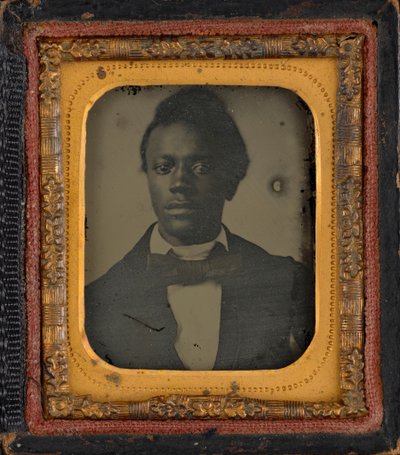 Portret van een man,c. 1860 (foto) door American Photographer