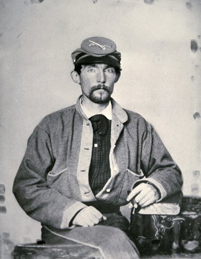 Soldaat John Lawson Wrenn, Geconfedereerd Leger door American Photographer