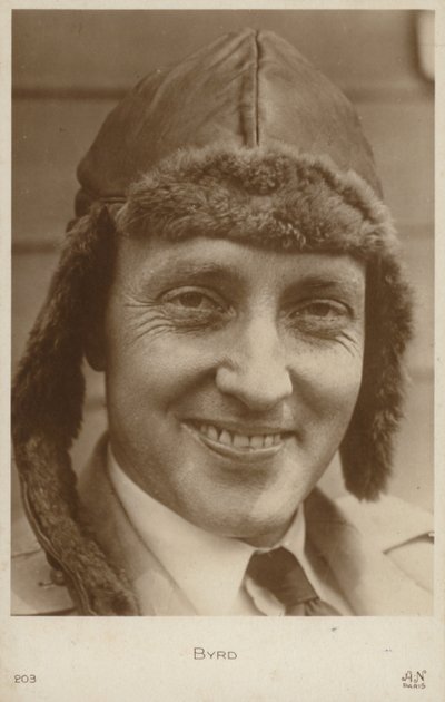 Richard E Byrd, Amerikaanse marineofficier, vliegenier en ontdekkingsreiziger (z/w foto) door American Photographer