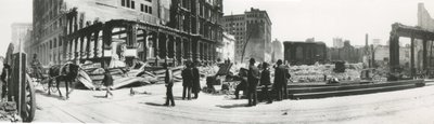 San Francisco na de Aardbeving van 1906 door American Photographer